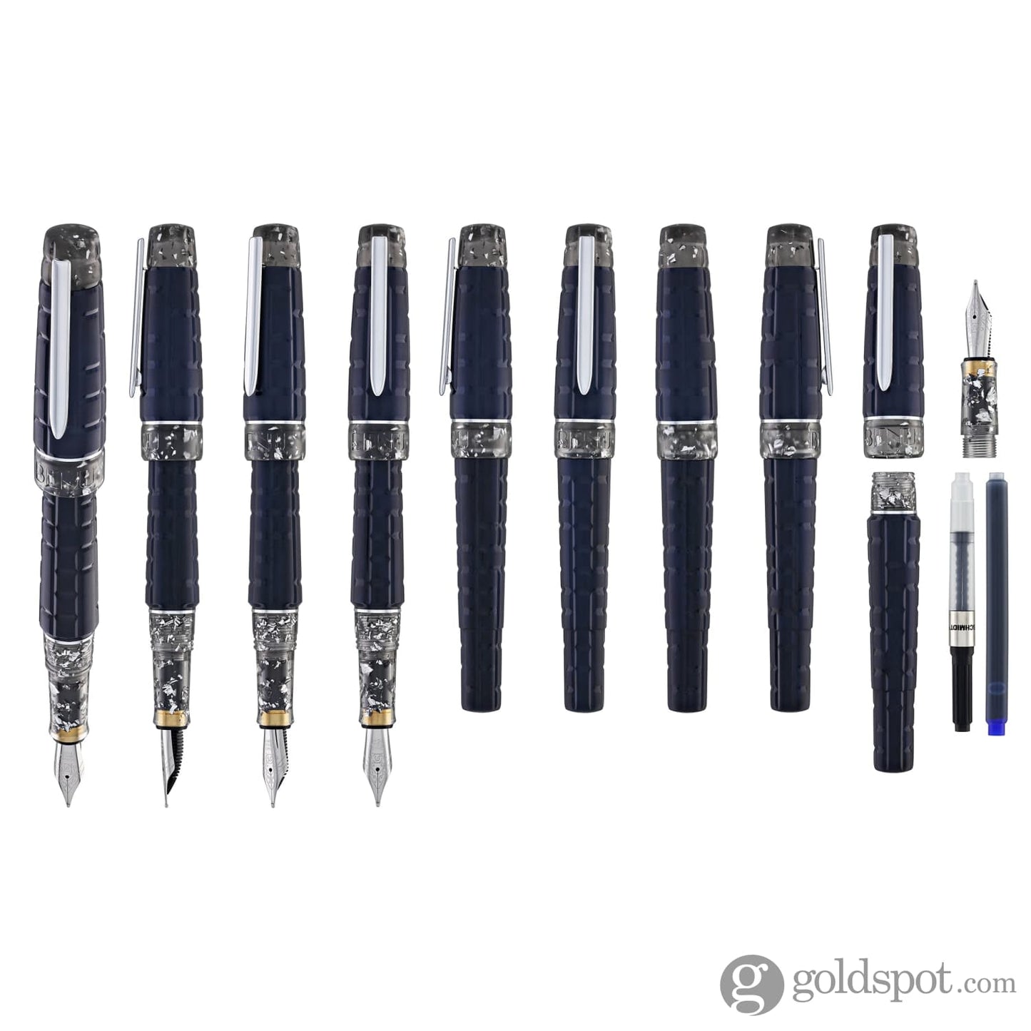 Benu Tessera Collection Fountain Pen in Galena Fountain Pen