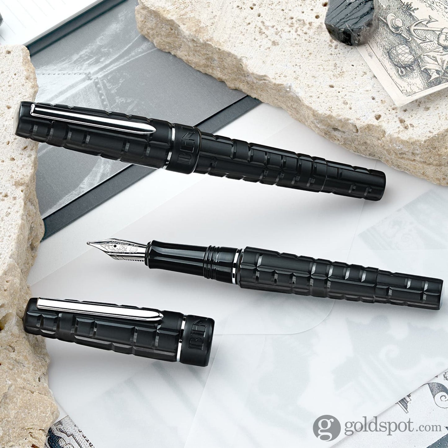 Benu Tessera Collection Fountain Pen in Onyx Fountain Pen