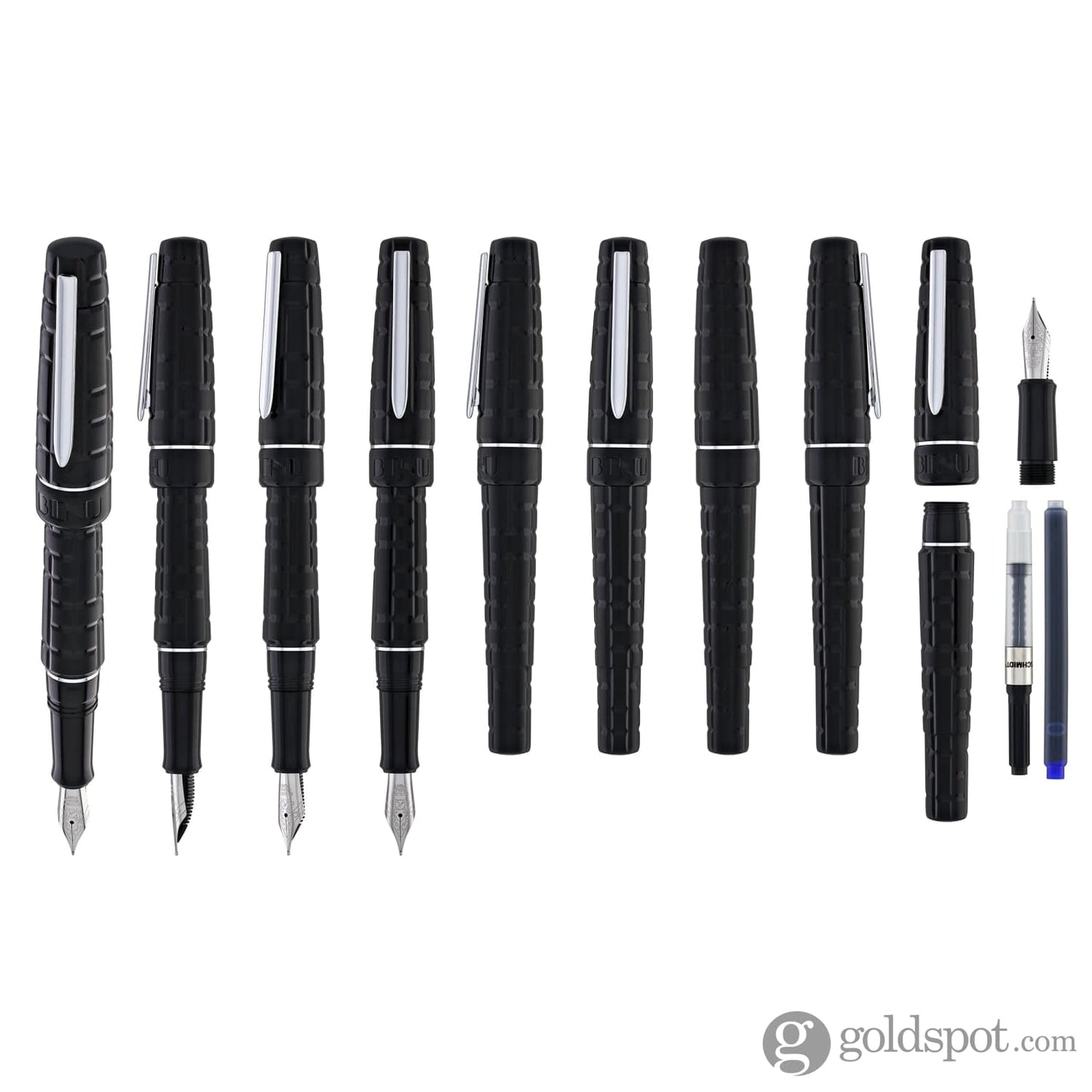 Benu Tessera Collection Fountain Pen in Onyx Fountain Pen