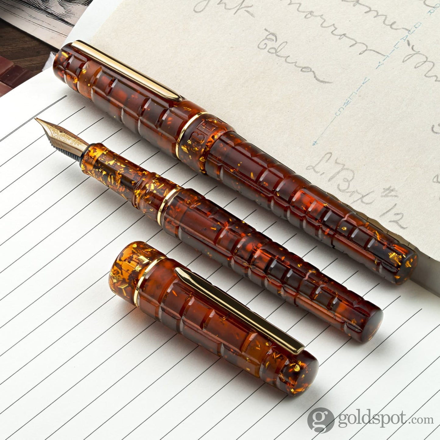 Benu Tessera Collection Fountain Pen in Sunstone Fountain Pen