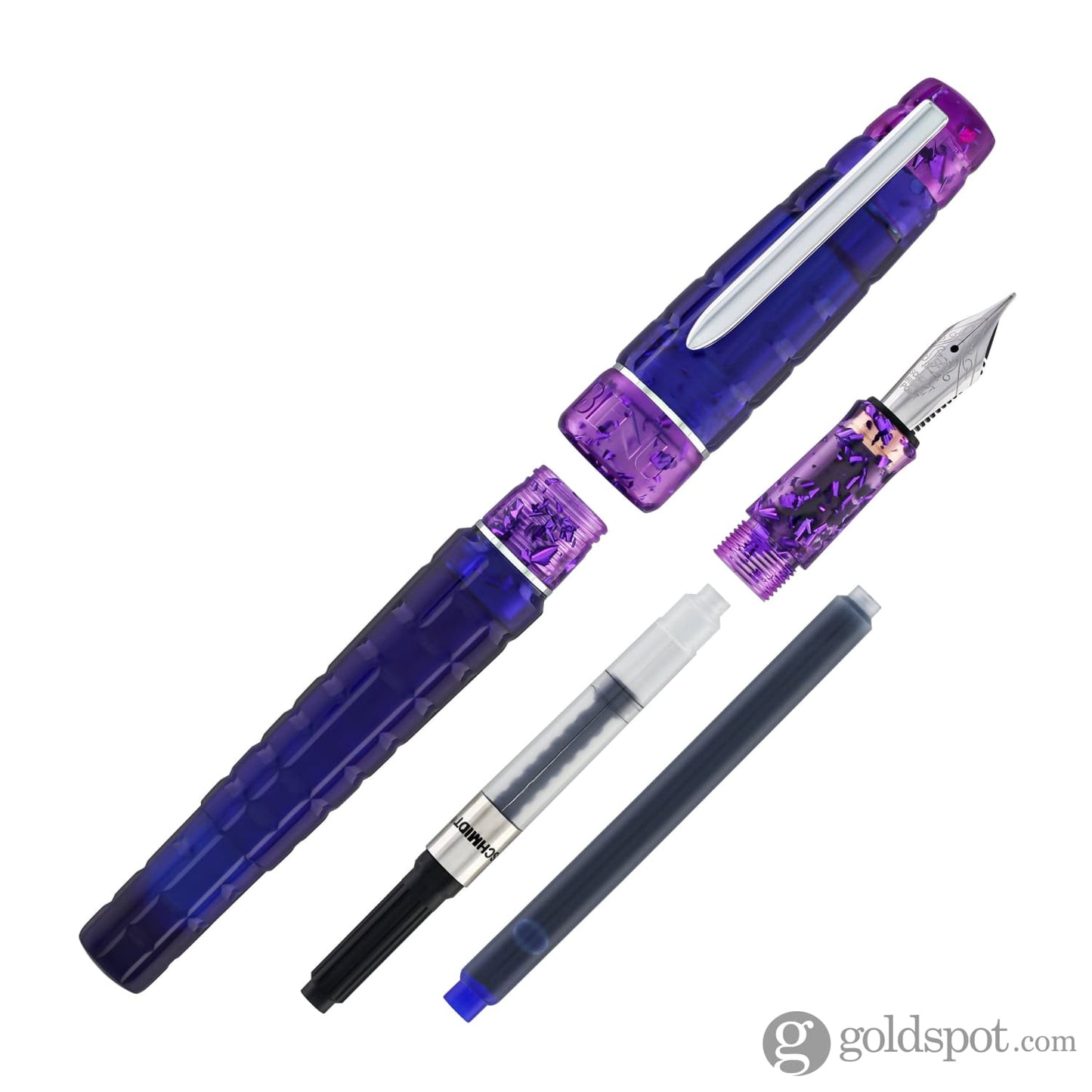 Benu Tessera Collection Fountain Pen in Tanzanite Fountain Pen