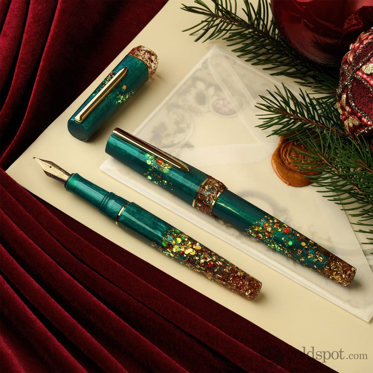 Benu Tribute Collection Fountain in Emerald Eve Fountain Pens