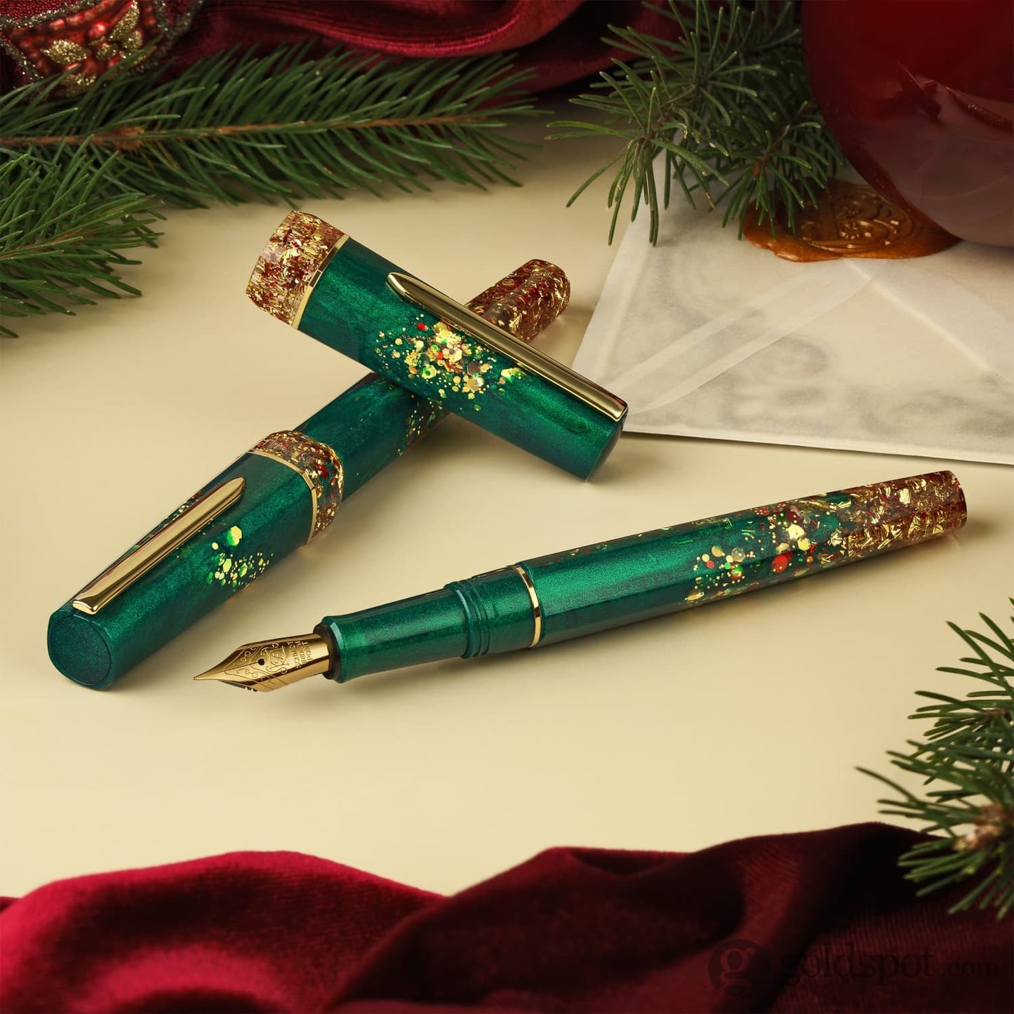 Benu Tribute Collection Fountain in Emerald Eve Fountain Pens