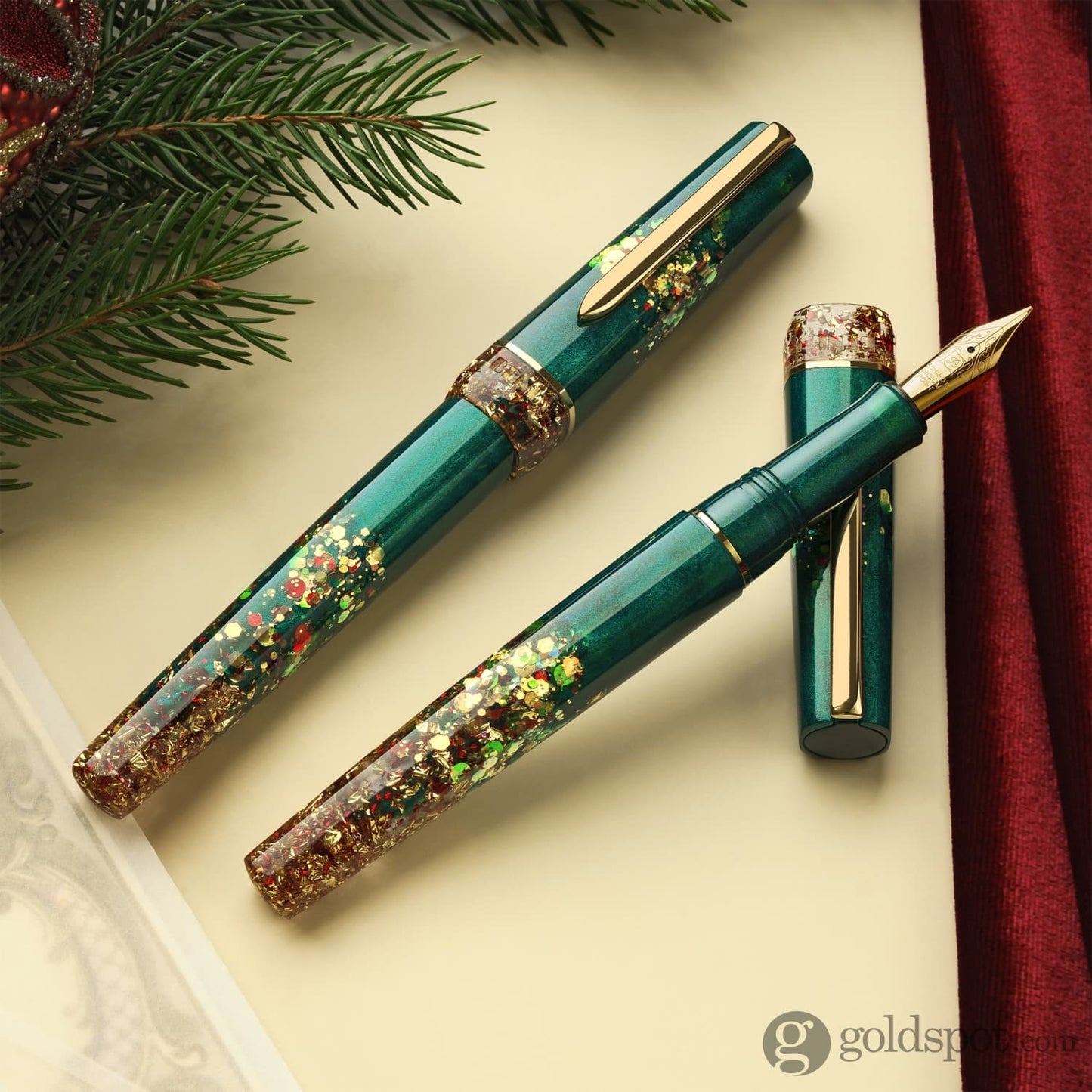 Benu Tribute Collection Fountain in Emerald Eve Fountain Pens