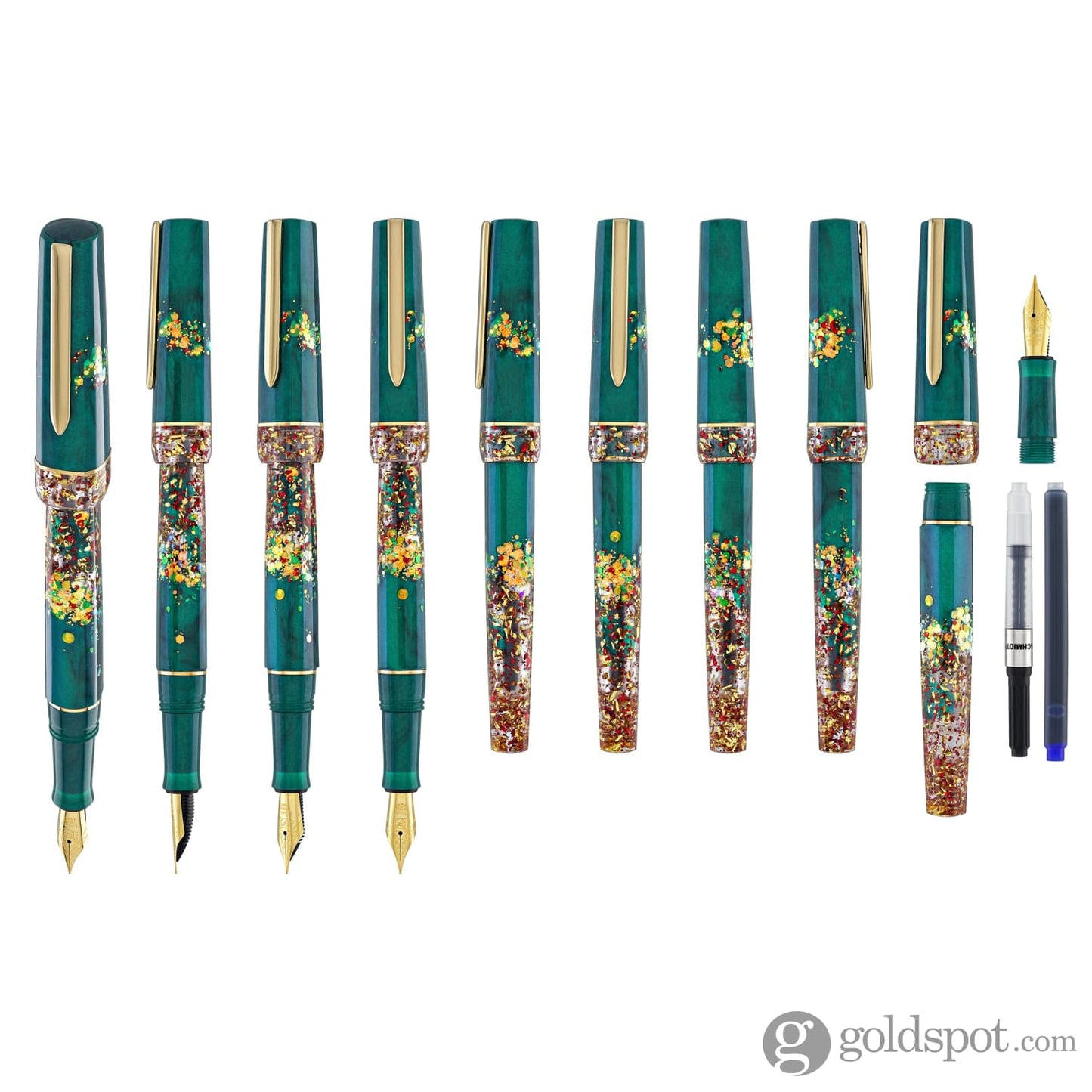 Benu Tribute Collection Fountain in Emerald Eve Fountain Pen