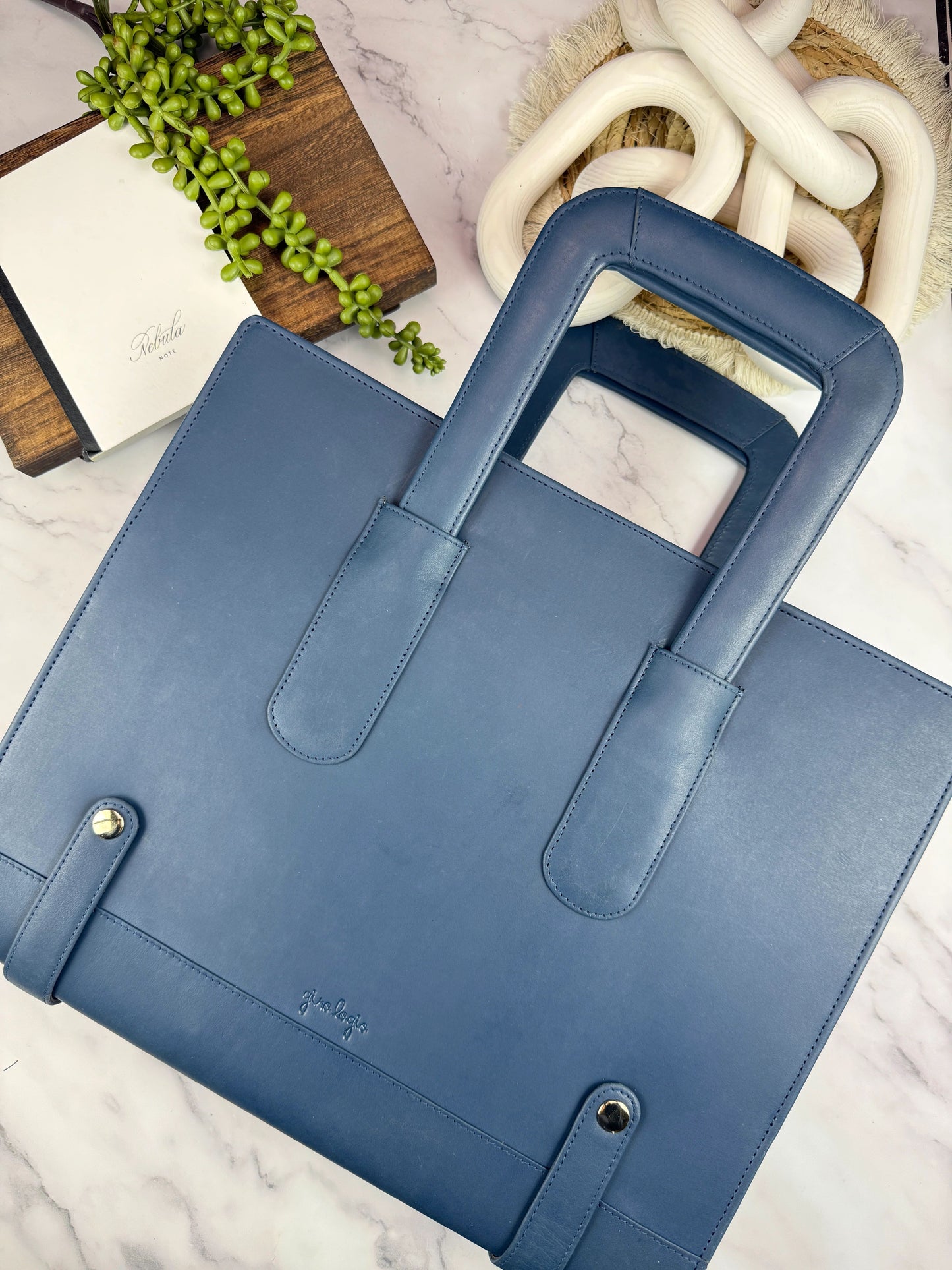 Girologio 96 Zippered Pen Case in Royal Cobalt