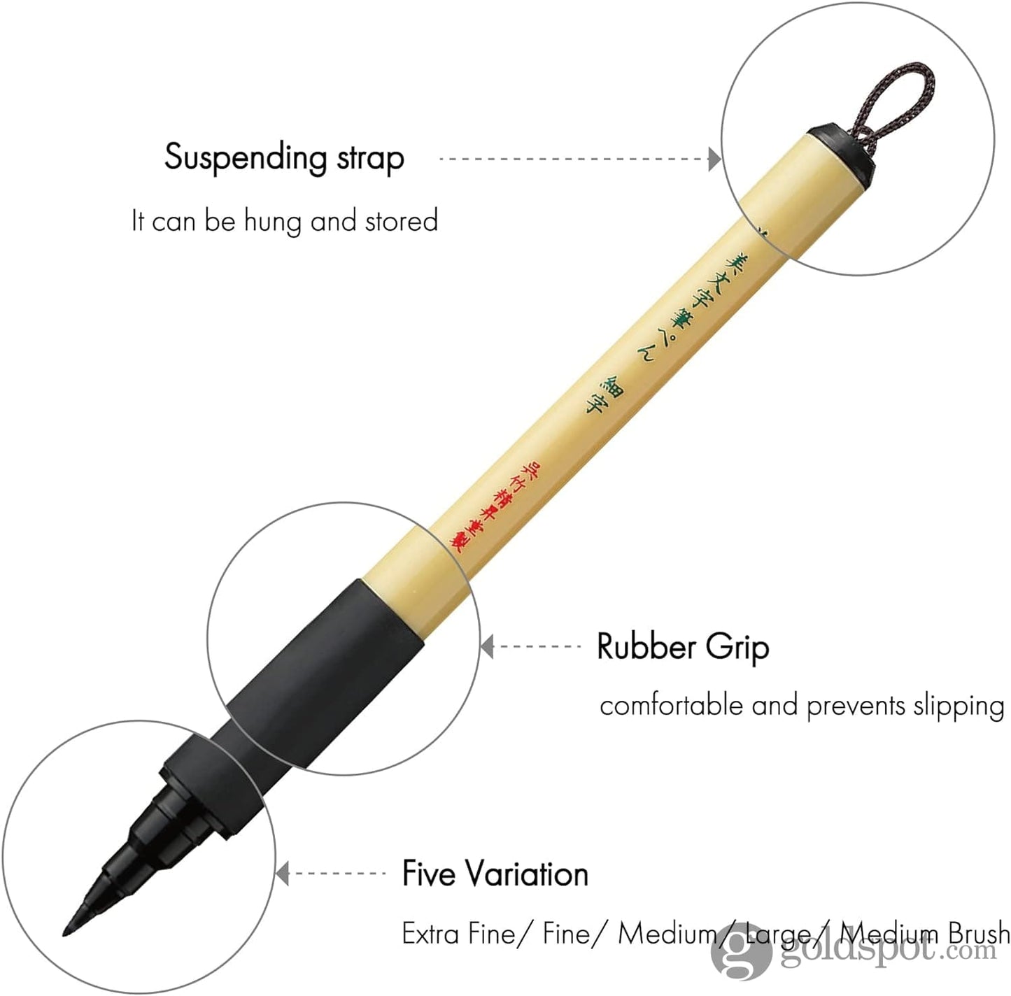 BIMOJI FUDE PEN ASSORTED SET Calligraphy Pens