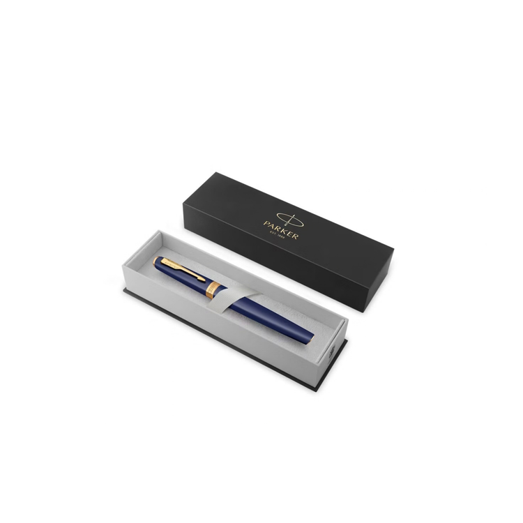 Parker Meridian Fountain Pen in Blue with Gold Trim - Fine