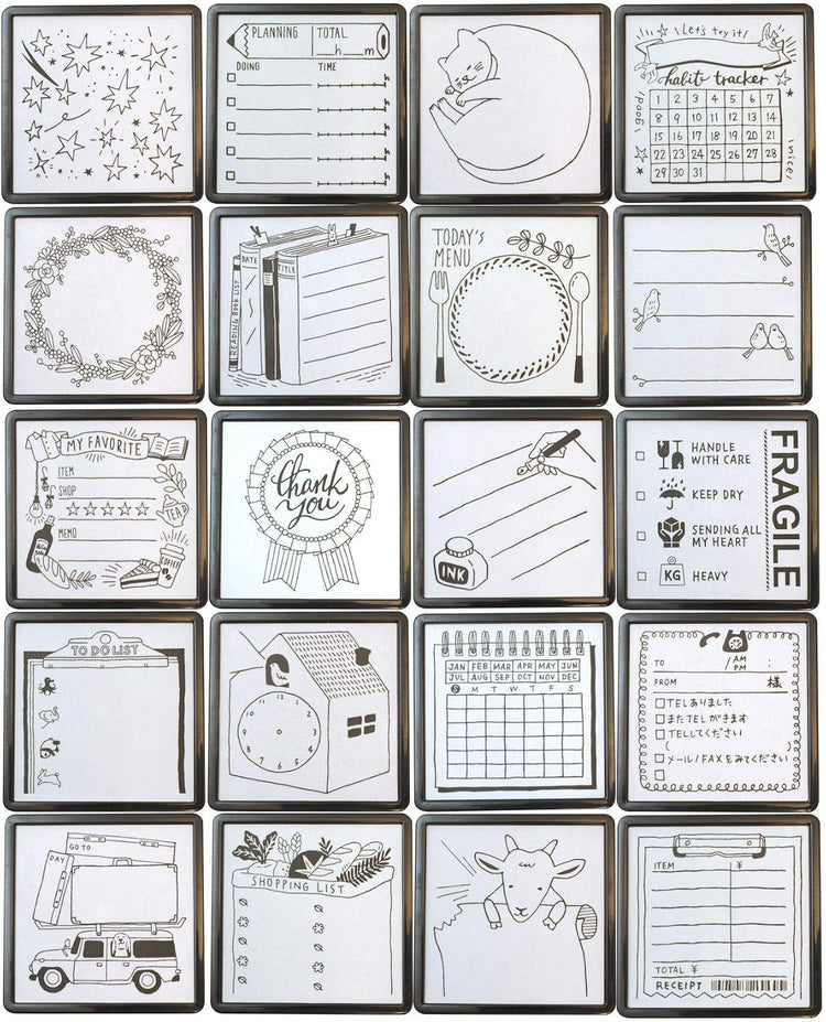 Midori Paintable Stamp Pre-Inked in Bird