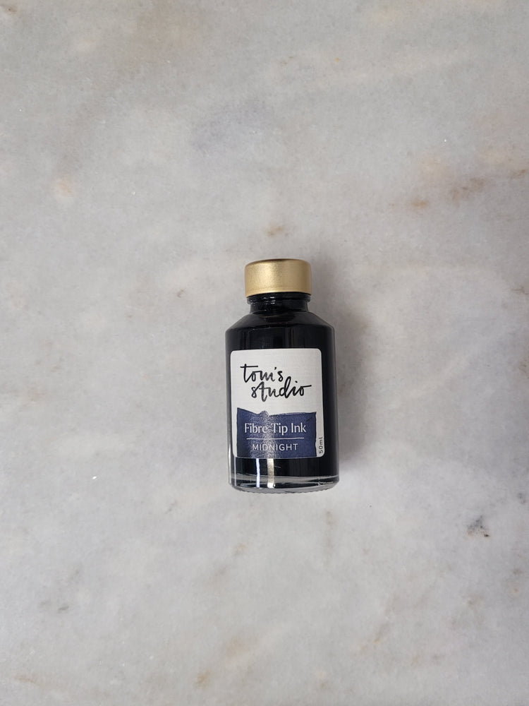 Misfit Item 0117 Tom's Studio Fibre Bottled Ink in Midnight - 50ml