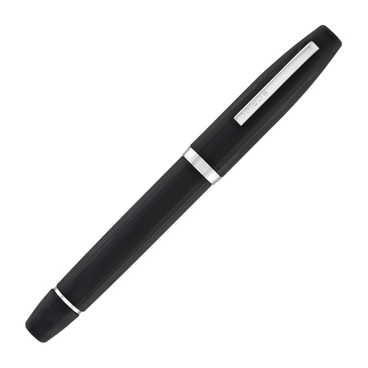 Scribo Flow Fountain Pen in Dimensione with Platinum Trim