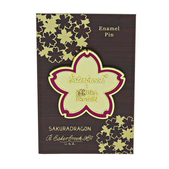 Esterbrook x Sakuradragon Sakura Street Flower Lapel Pin