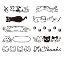 Midori Paintable Rotating Date Stamp in Cat
