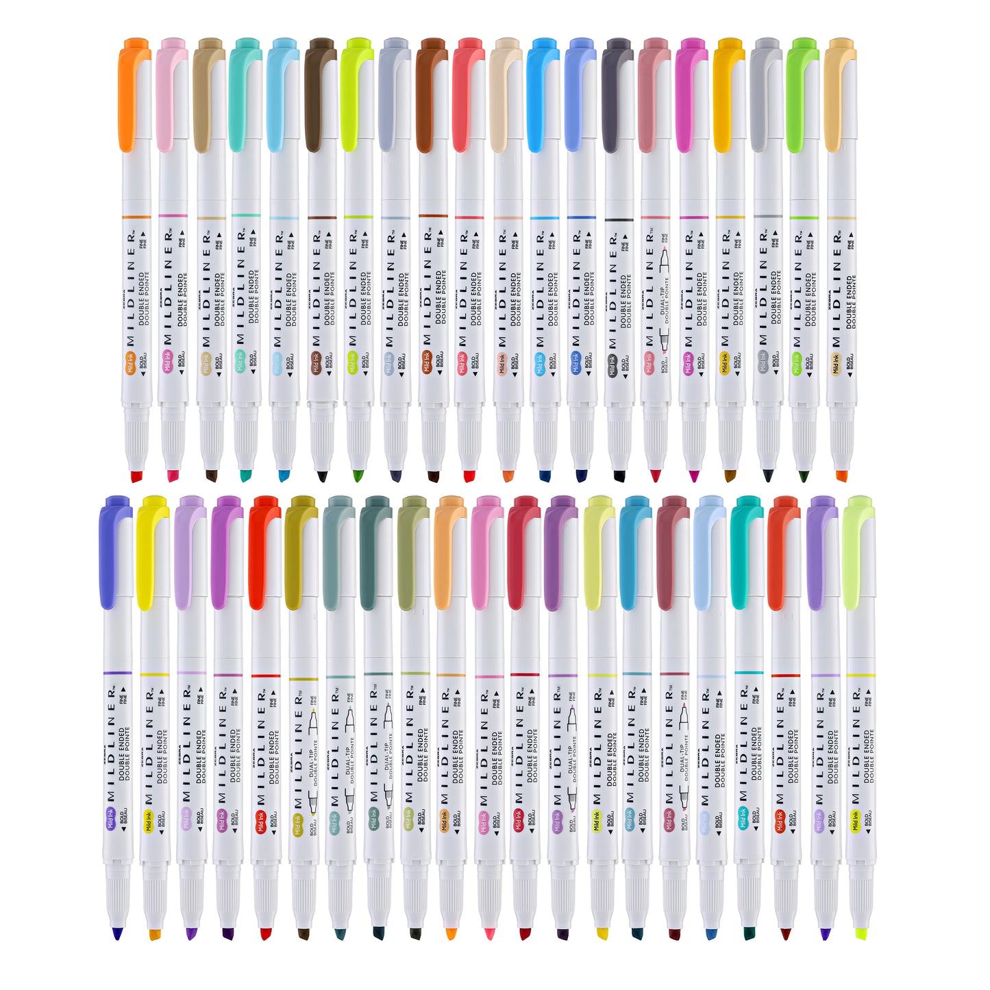 Zebra Mildliner Dual-Tip Highlighter in Olive