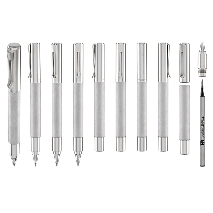 Monteverde USA Ritma Rollerball Pen in Brushed Stainless Steel