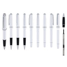 Cross Lume Ballpoint Pen in Porcelain White with Polished Chrome Appointments