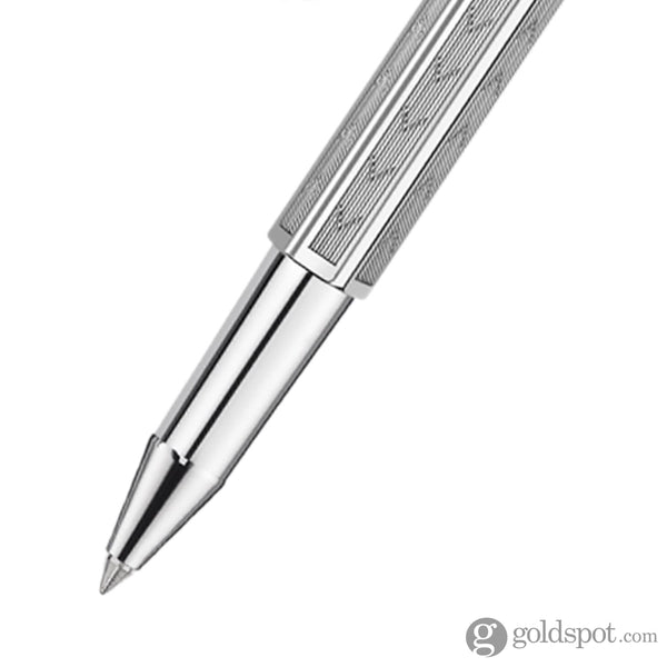 Caran dAche Ecridor Chevron Rollerball Pen in Silver Rollerball Pen