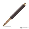 Caran d’Ache Varius Ebony Fountain Pen in Black and Rose Gold - 18K Gold Fountain Pen