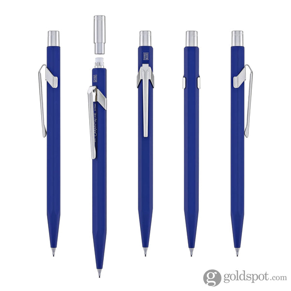 Caran d’Ache 844 COLORMAT-X Collection Mechanical Pencil in Bleu Mechanical Pencils