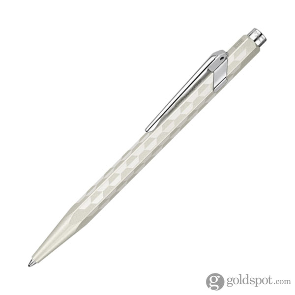 Caran d’Ache 849 Alpine Frost Ballpoint Pen in White Ballpoint Pens
