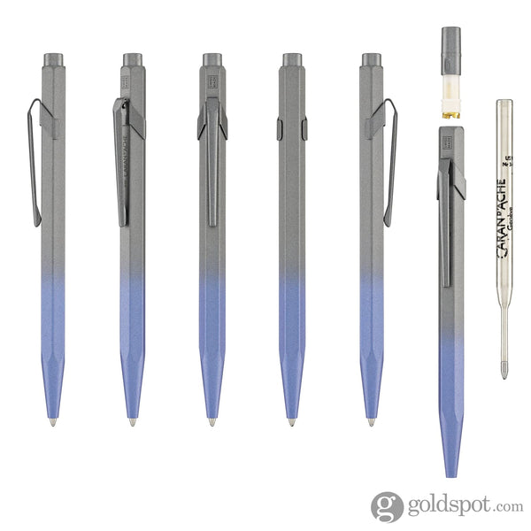 Caran d’Ache 849 Claim Your Style Ballpoint Pen in Stormy Blue - Limited Edition 5 Ballpoint Pens