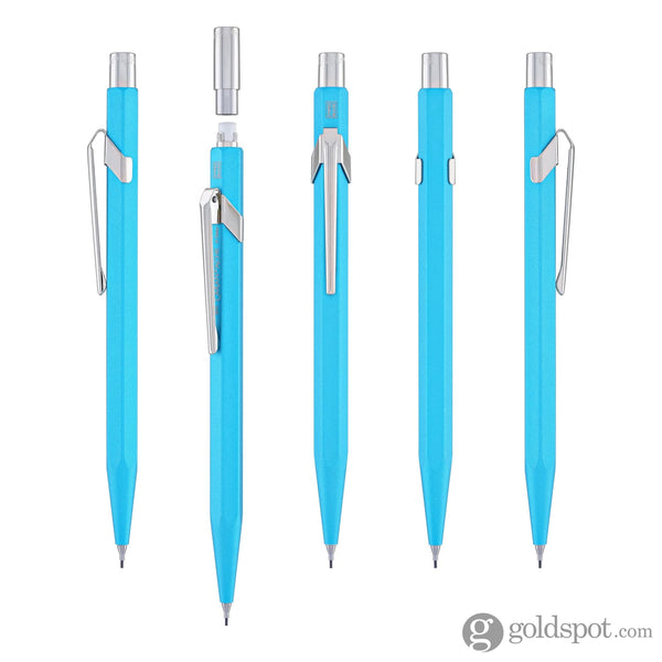 Caran d’Ache 849 COLORMAT-X.7mm Pencil in Turquoise Mechanical Pencils