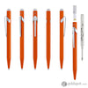 Caran d’Ache 849 COLORMAT-X Ballpoint Pen in Orange Ballpoint Pens