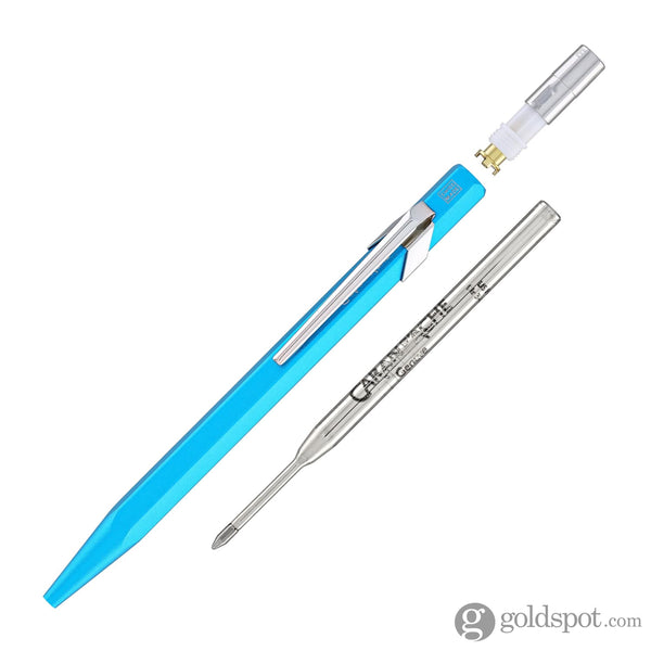 Caran d’Ache 849 COLORMAT-X Ballpoint Pen in Turquoise Ballpoint Pens