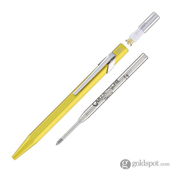 Caran d’Ache 849 COLORMAT-X Ballpoint Pen in Yellow Ballpoint Pens