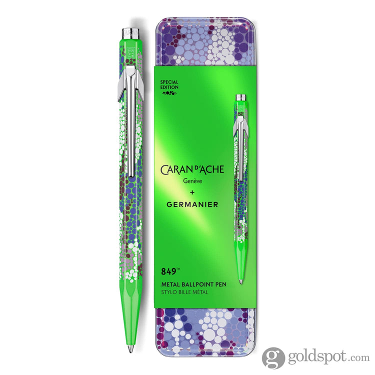 Caran d’Ache 849 Germanier Ballpoint Pen in Neon Green Ballpoint Pens