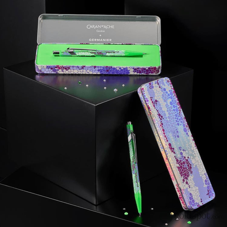 Caran d’Ache 849 Germanier Ballpoint Pen in Neon Green Ballpoint Pens
