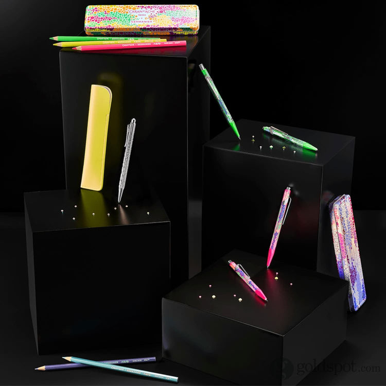 Caran d’Ache 849 Germanier Ballpoint Pen in Neon Green Ballpoint Pens