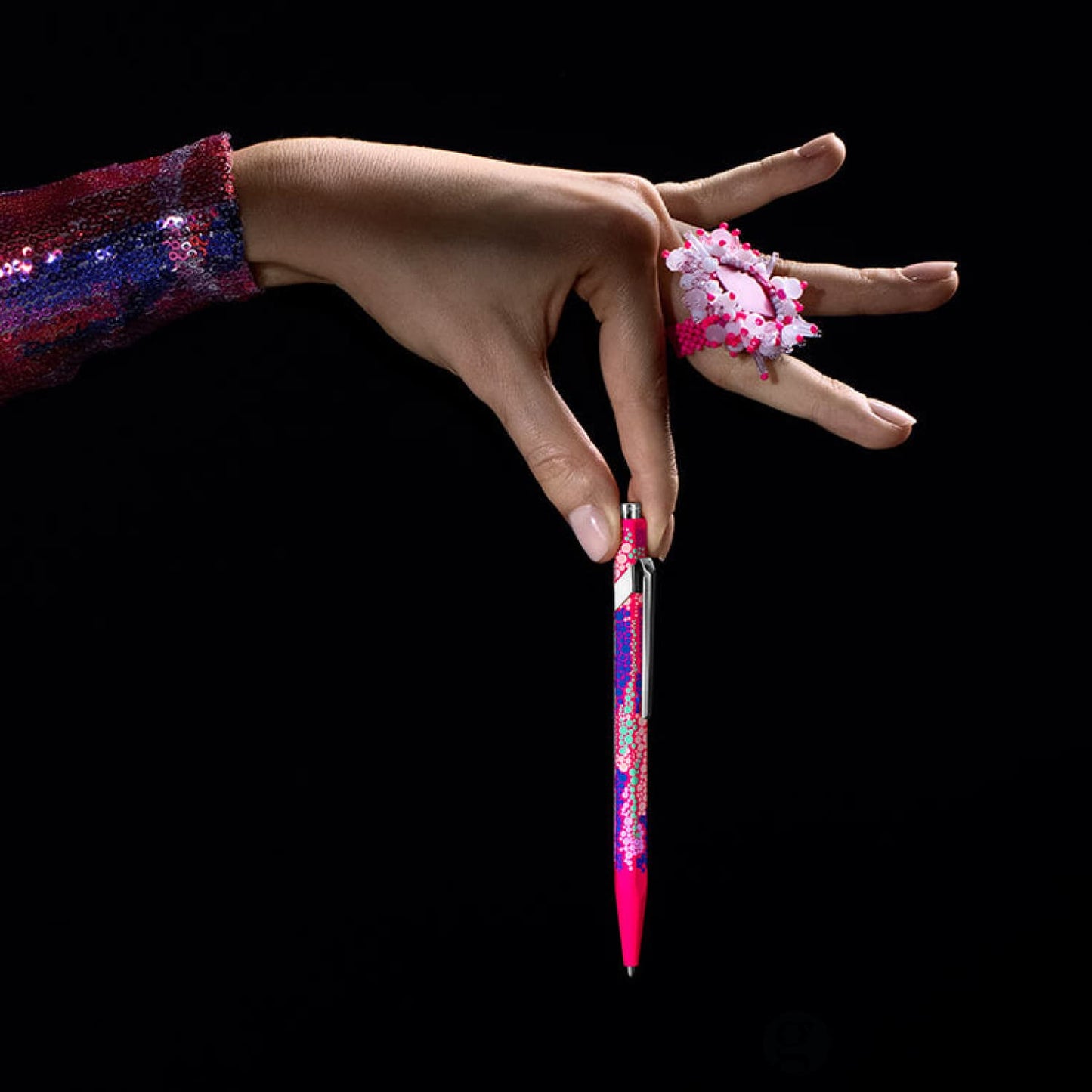 Caran d’Ache 849 Germanier Ballpoint Pen in Neon Pink Ballpoint Pens