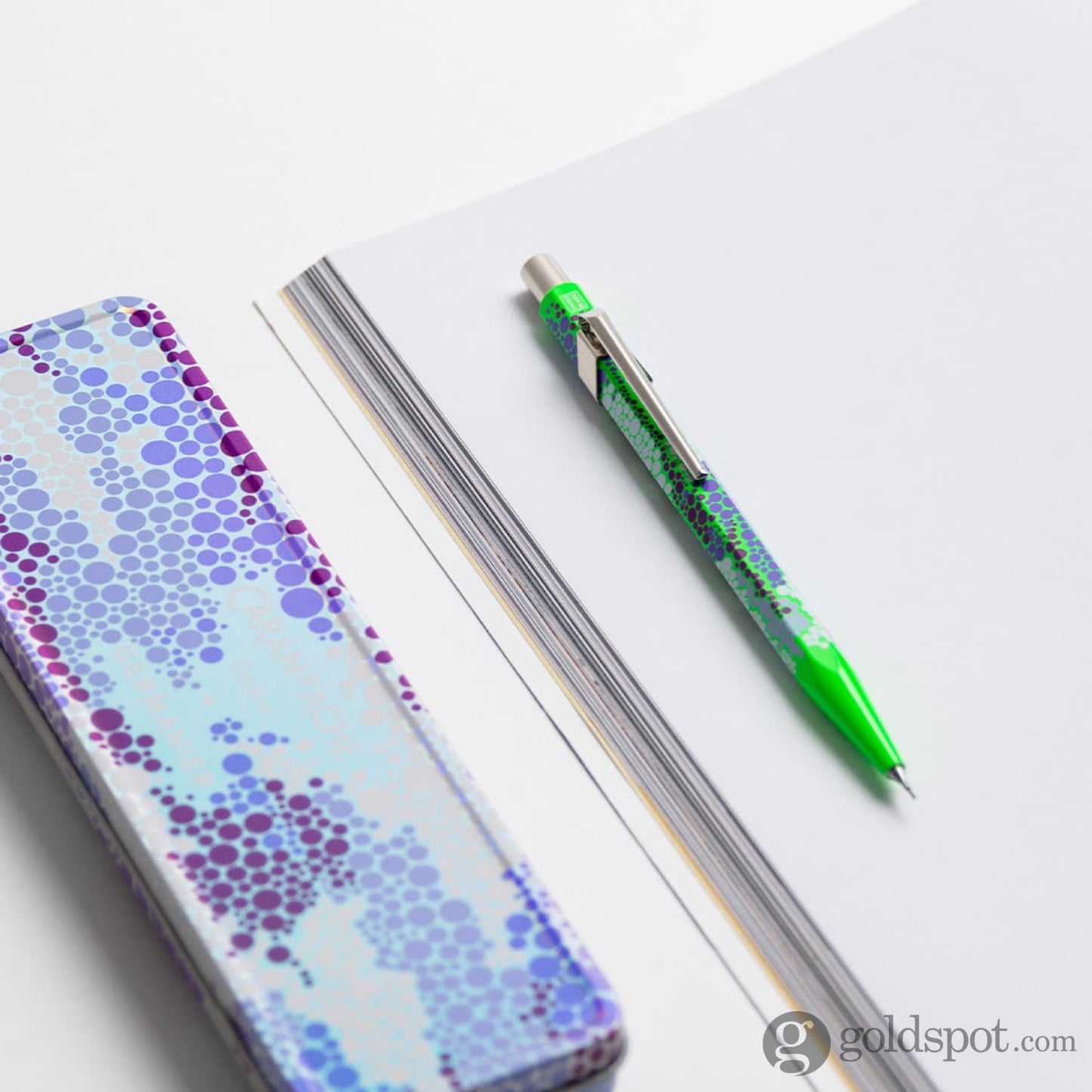 Caran d’Ache 849 Germanier Mechanical Pencil in Neon Green - 0.5mm Mechanical Pencils