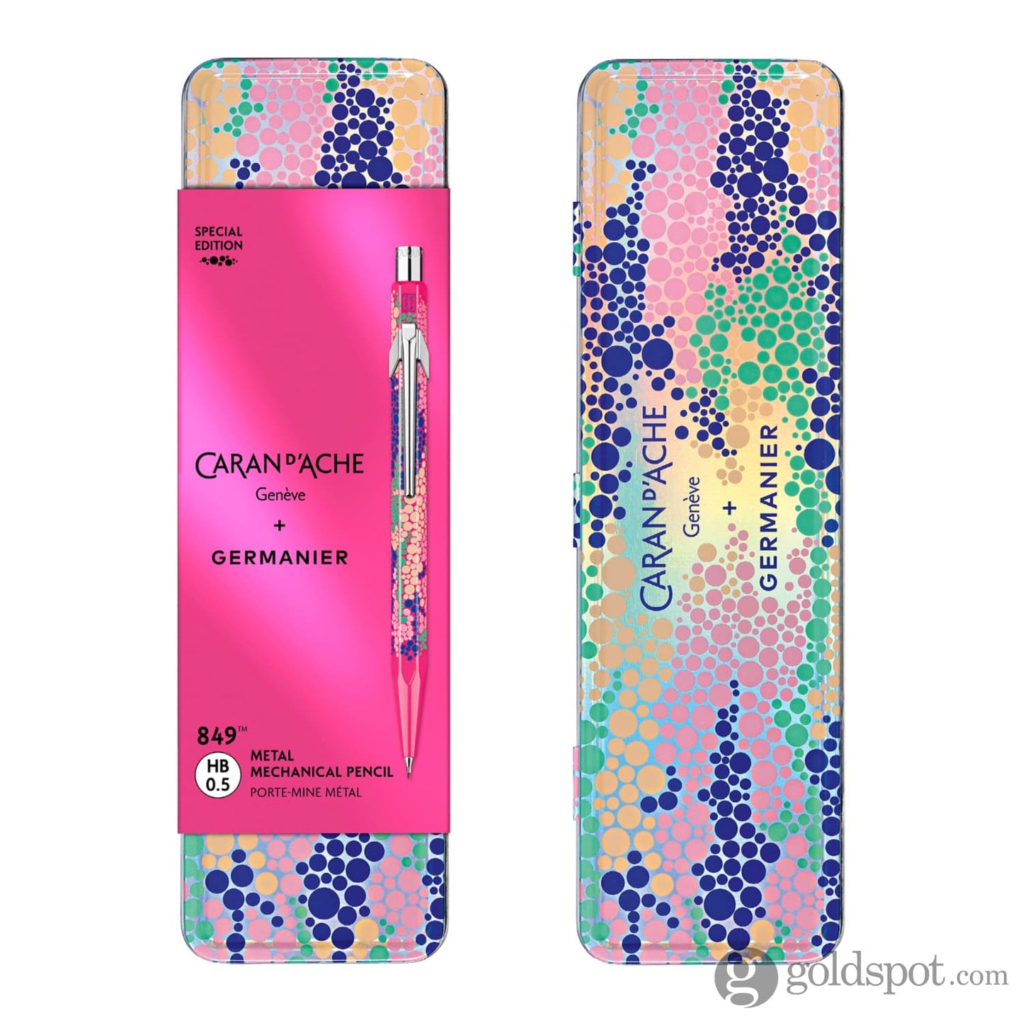 Caran d’Ache 849 Germanier Mechanical Pencil in Neon Pink - 0.5mm Mechanical Pencils