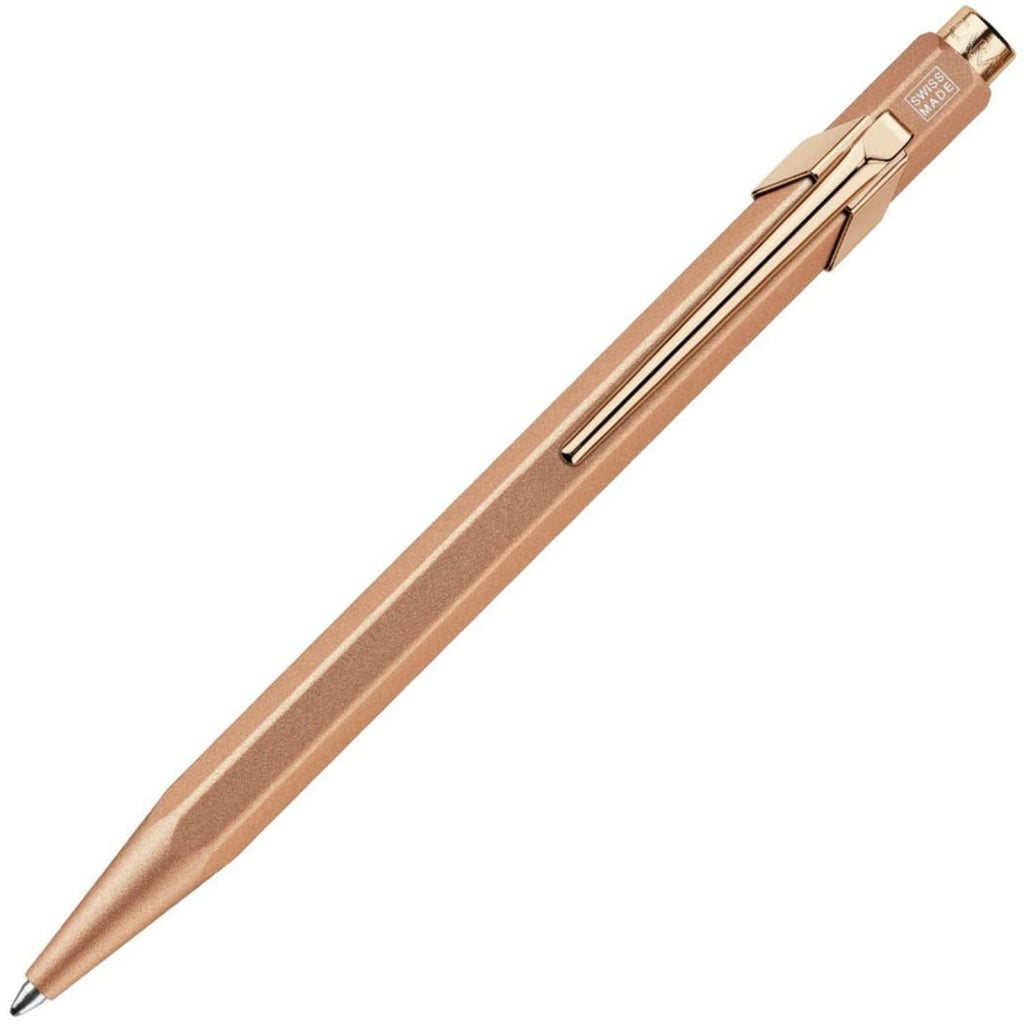 Caran d’Ache 849 Metal Collection Ballpoint Pen in Brut Rose Ballpoint Pens