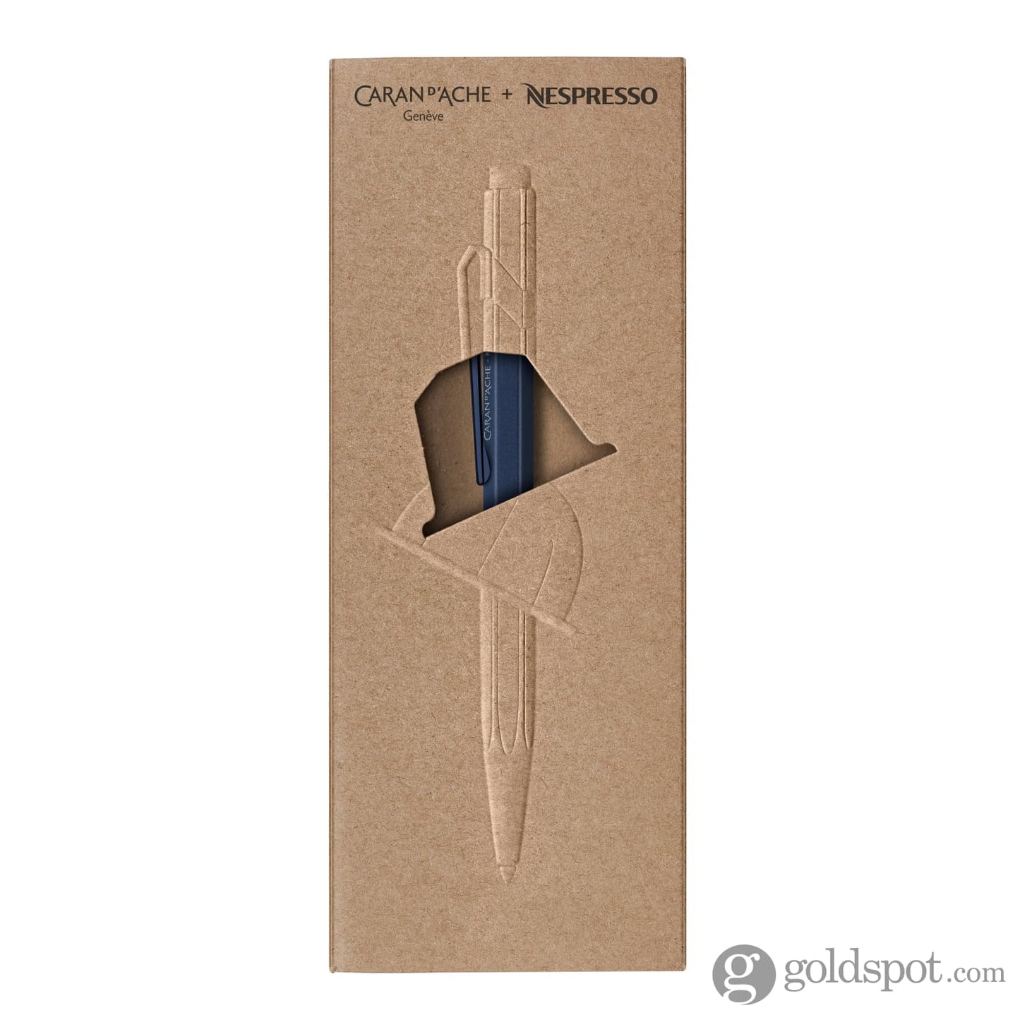 Caran d’Ache 849 Nespresso Ballpoint Pen in Metallic Blue Pens