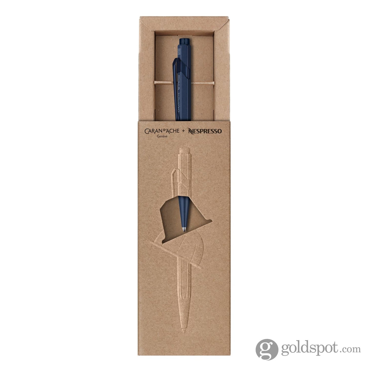 Caran d’Ache 849 Nespresso Ballpoint Pen in Metallic Blue Pens