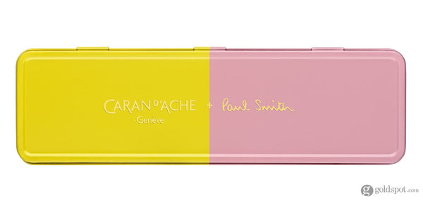 Caran d’Ache 849 Paul Smith 4 Ballpoint Pen in Chartreuse/Rose Pen