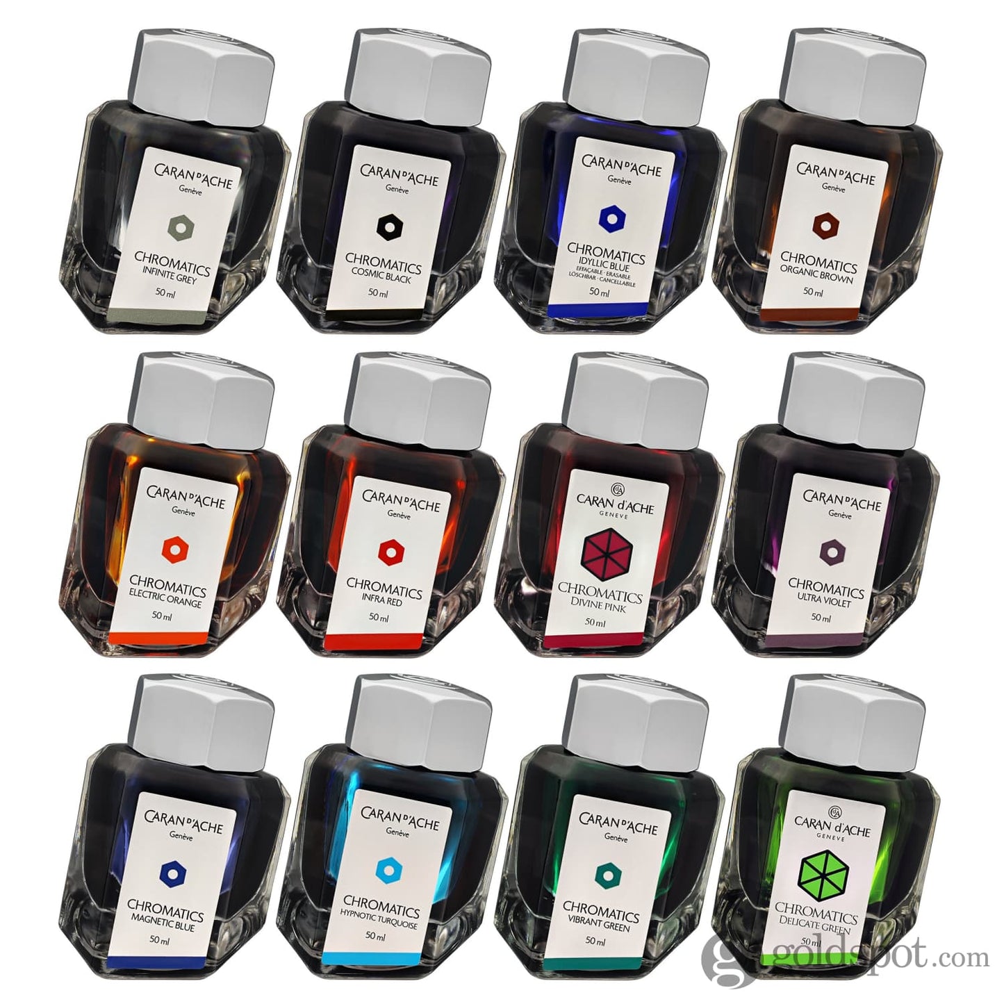 Caran d’Ache Chromatics Bottled Ink in Infinite Grey - 50 mL Bottled Ink