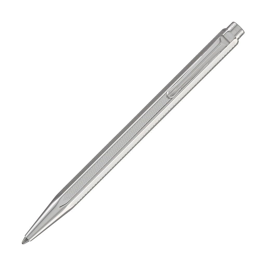 Caran d’Ache Ecridor Ballpoint Pen in Retro Silver Plated and Palladium Coated Ballpoint Pens