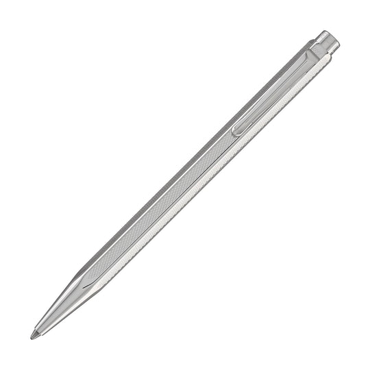 Caran d'Ache Ecridor Ballpoint Pen in Retro Silver Plated and Palladium Coated
