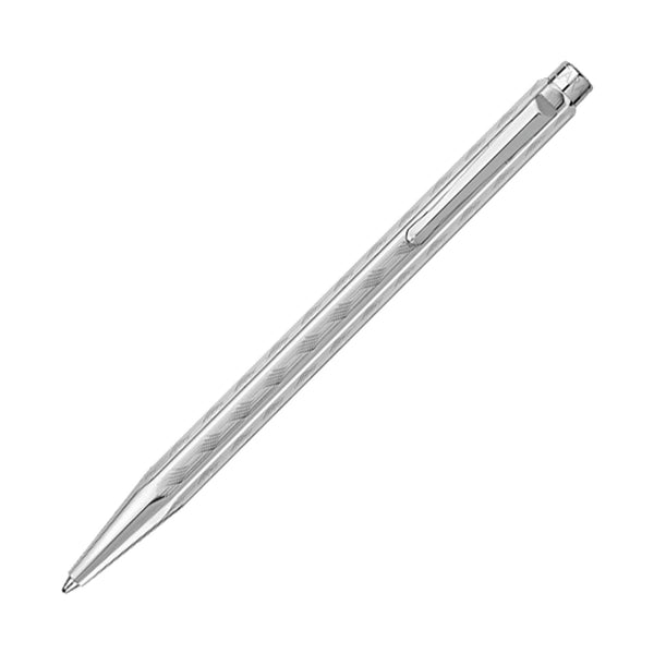 Caran d’Ache Ecridor Ballpoint Pen in Tressé with Leather Case Set Ballpoint Pens