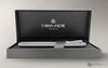 Caran Dache Ecridor Chevron Fountain Pen in Rhodium - Fine Point Fountain Pen