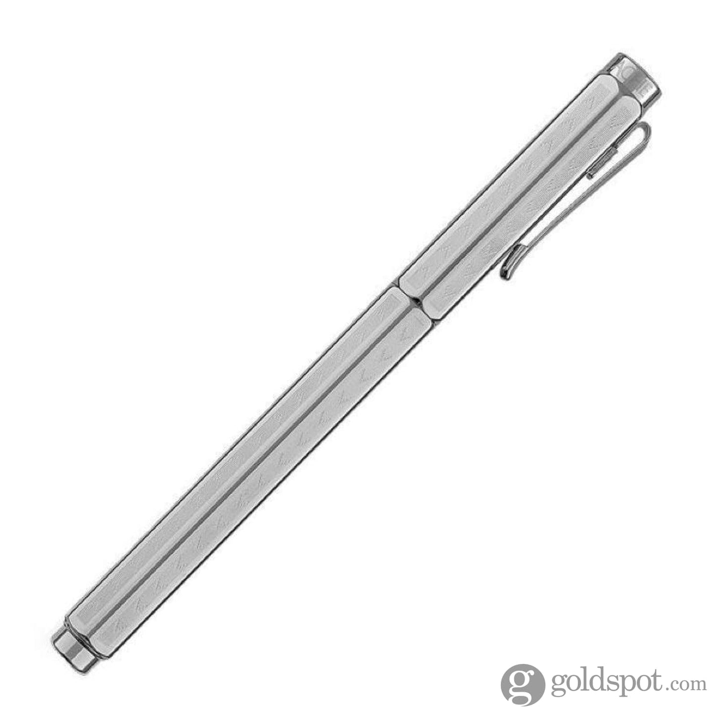 Caran dAche Ecridor Chevron Rollerball Pen in Silver Rollerball Pen