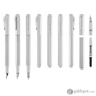 Caran d’Ache Ecridor Fountain Pen Retro Silver Plated - Fine Point Fountain Pen