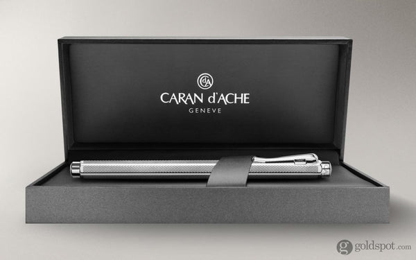 Caran d’Ache Ecridor Fountain Pen Retro Silver Plated - Fine Point Fountain Pen