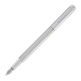 Caran d'Ache Ecridor Fountain Pen Retro Silver Plated - Fine Point