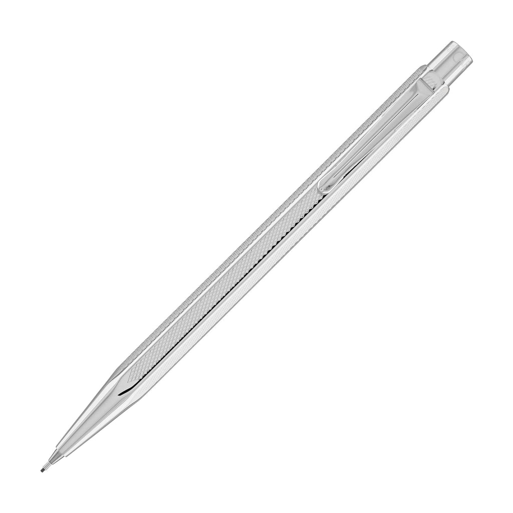 Caran d’Ache Ecridor Retro Mechanical Pencil in Silver Plated and Rhodium Coated - 0.7mm Mechanical Pencils