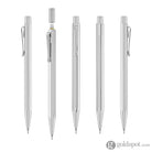 Caran d’Ache Ecridor Retro Mechanical Pencil in Silver Plated and Rhodium Coated - 0.7mm Mechanical Pencils